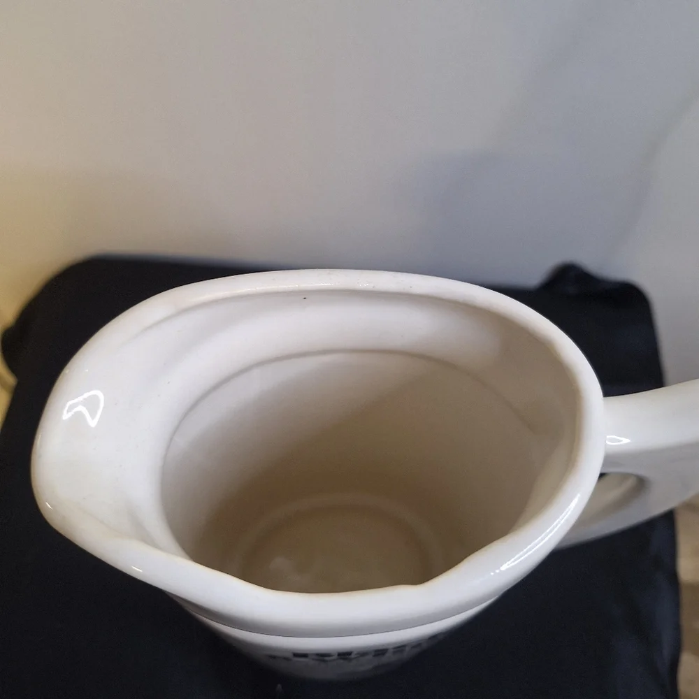 Black & White Buchanan's Whisky Pitcher